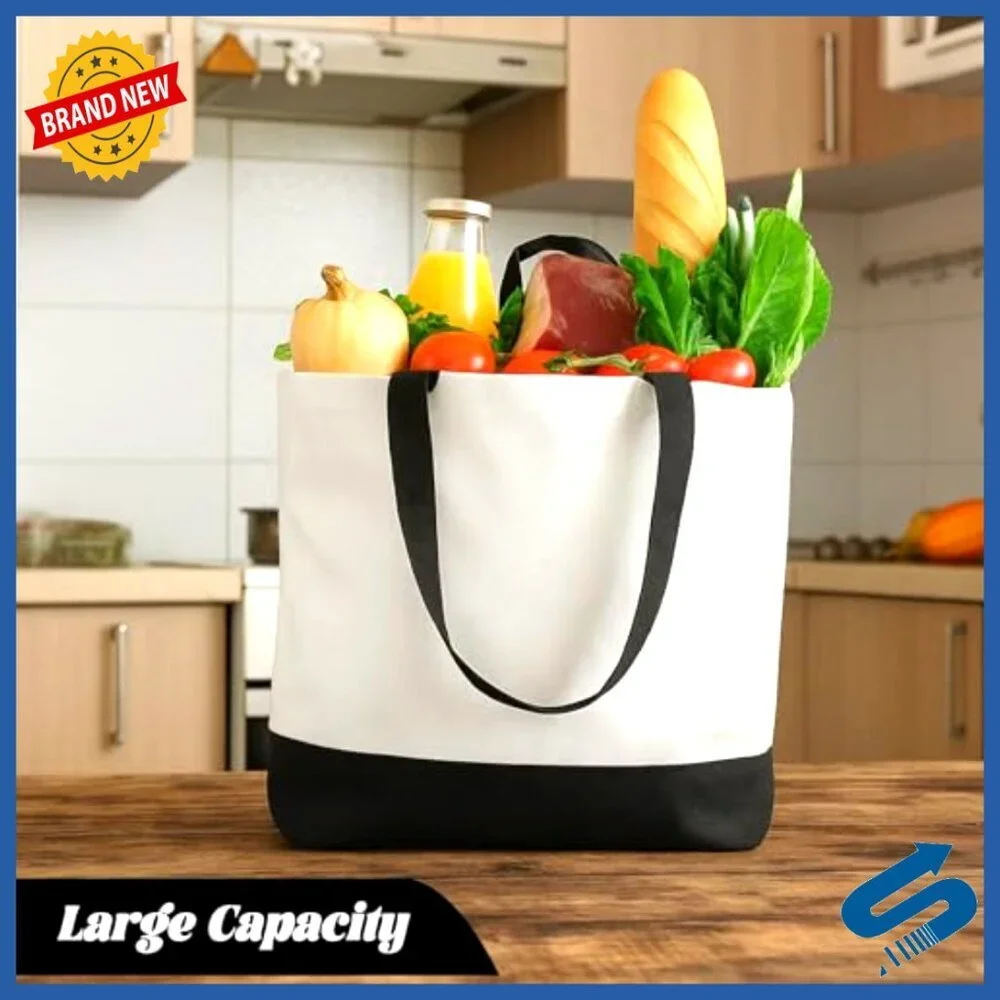 Canvas Tote Bags Bulk Plain DIY Craft Sublimation Heat Transfer Paint